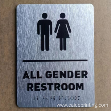 Restroom Signs ADA Compliant with Braille